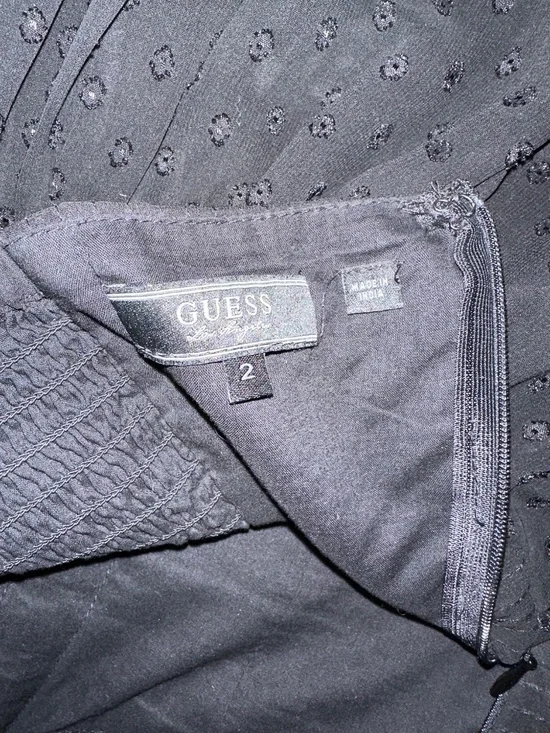 GUESS Black Polkadot Mini Halter dress, size 2 - Picture 5 of 7